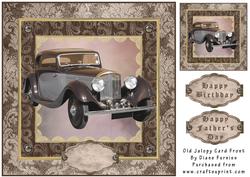 Old Jalopy Card Front