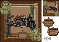 Biker Card Front