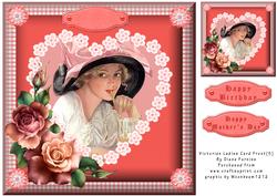 Victorian Ladies Card Front (5)