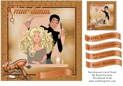 Hairdresser Card Front