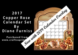 2017 Copper Rose Calendar Set Kit