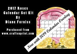 2017 Roses Calendar Set Kit