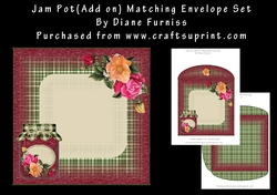 Jam Pot (Add on) Matching Envelope Set