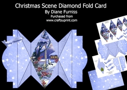 Christmas Scene Diamond Card Mini Kit