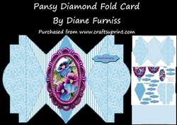 Pansy Diamond Card Mini Kit