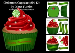 Christmas Cupcake Shaped Mini Kit