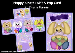 Easter Bunny Twist & Pop Card