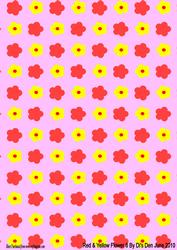 Red & Yellow Flower 6