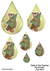 Teddy & Tree Teardrop