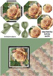 Antique Painted Rose