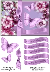 Butterflies and Flowers