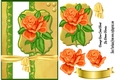 Orange Rose Card Front