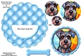 Stained Glass Dog 2
