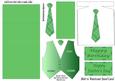Green Tones Shirt Easel
