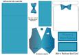 Blue Tones + Bowtie Easel