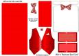 Red Tones + Bowtie Easel