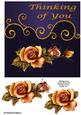 Thinking of You Square Floral Card