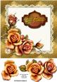 Best Friend Copper Rose Card Front