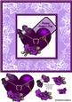 Mother's Day Purple Heart Card Front