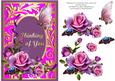 Thinking of You Romantic Roses Card Front