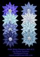 Blue Bling Flowers Combo Kit