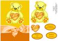 Baby Card Front Yellow