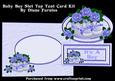 Baby Boy Slot Top Tent Card Kit