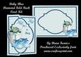 Baby Blue Diamond Fold Back Card Kit