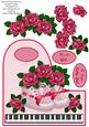 Baby Girl Piano Card Front