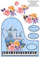 Blue Coffee Piano Card Front