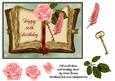 Old World Charm 50th Birthday Book