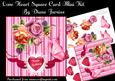 Love Heart Square Card Mini Kit