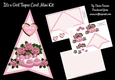 Its a Girl Teepee Card Mini Kit