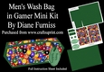 Mens Wash Bag in Gamer Mini Kit