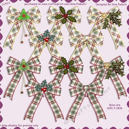Christmas Bows01