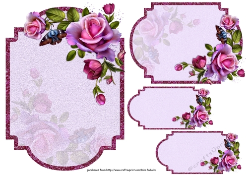 Roses and butterfly01