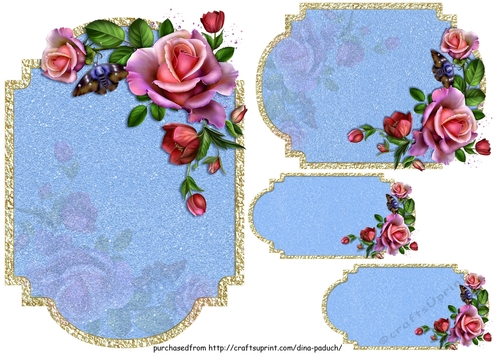 Roses and butterfly03