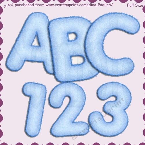 Alphabet01PlushyBlue