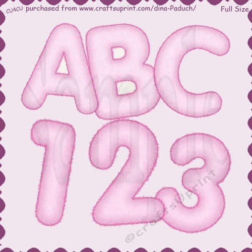 Alphabet02PlushyPink