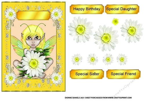 YELLOW FLOWER FAIRY