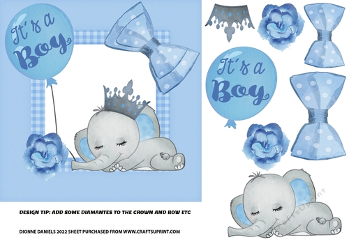NEW BABY BOY BLUE