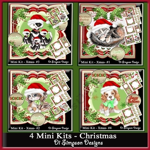 Bumper kit - 4 gorgeous Christmas kits