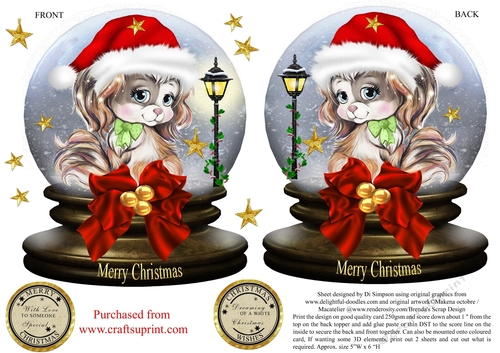 Small Snow Globe for Christmas #27