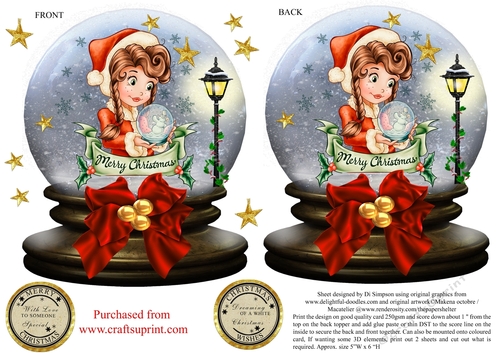 Small Snow Globe for Christmas #29