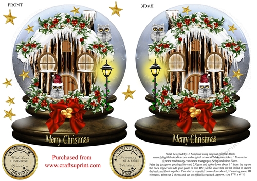 Small Snow Globe for Christmas #33