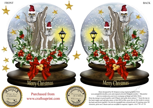 Small Snow Globe for Christmas #34