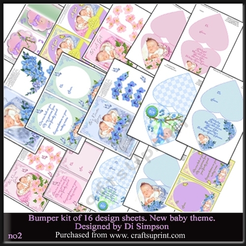 Bumper Kit- 15 Sheets for New Little Babies#2