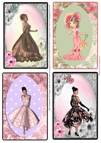 4 Lovely toppers for any occasion for female. #3