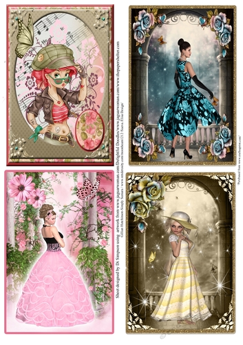4 Lovely toppers for any occasion for female. #4