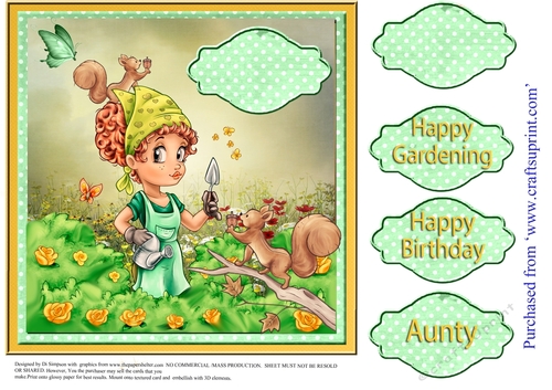 Happy Gardening for lots of occasions #1
